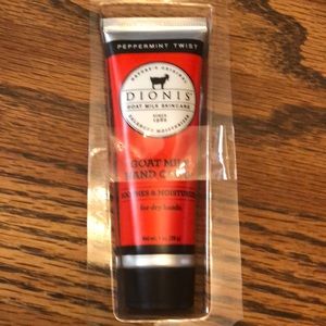 Dionis peppermint twist travel size hand cream